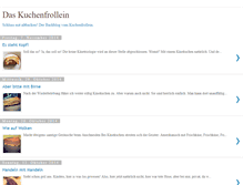 Tablet Screenshot of kuchenfrollein.blogspot.com