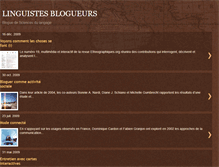 Tablet Screenshot of linguistesblogueurs.blogspot.com