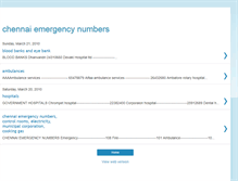 Tablet Screenshot of chennaiemergencynumbers.blogspot.com