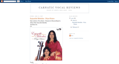 Desktop Screenshot of carnatic-reviews.blogspot.com