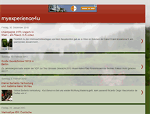 Tablet Screenshot of myexperience4u.blogspot.com