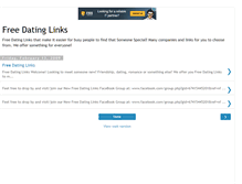 Tablet Screenshot of freedatinglinks.blogspot.com