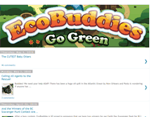 Tablet Screenshot of gogreenwithecobuddies.blogspot.com