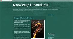 Desktop Screenshot of knowledgeiswonderful.blogspot.com