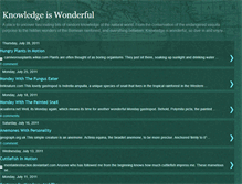 Tablet Screenshot of knowledgeiswonderful.blogspot.com