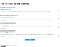 Tablet Screenshot of nonrisktakingdreamer.blogspot.com