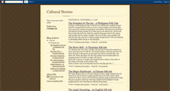 Desktop Screenshot of culturalstories.blogspot.com