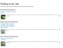 Tablet Screenshot of finding-creative-jobs.blogspot.com