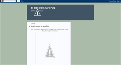 Desktop Screenshot of marcpuig.blogspot.com