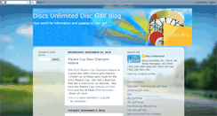 Desktop Screenshot of discgolfinfo.blogspot.com