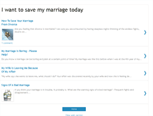 Tablet Screenshot of iwanttosavemymarriagetoday.blogspot.com