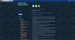 Desktop Screenshot of mahasiswastidmnatsir.blogspot.com