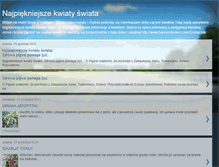 Tablet Screenshot of najpiekniejszekwiatyswiata.blogspot.com