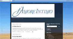 Desktop Screenshot of lamoreintimo.blogspot.com