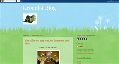 Desktop Screenshot of groenlofblog.blogspot.com