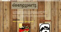 Desktop Screenshot of daengsports.blogspot.com