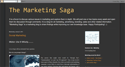 Desktop Screenshot of marketingsaga.blogspot.com