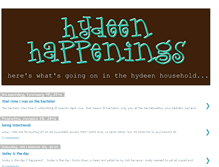 Tablet Screenshot of hydeenhappenings.blogspot.com