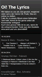 Mobile Screenshot of oi-the-lyrics.blogspot.com