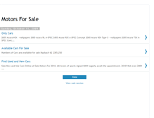 Tablet Screenshot of motorsforsale.blogspot.com