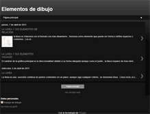 Tablet Screenshot of elementosdeldibujo402.blogspot.com