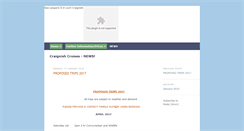 Desktop Screenshot of craignishcruisesnews.blogspot.com