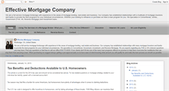 Desktop Screenshot of effectivemortgage.blogspot.com