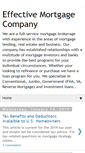 Mobile Screenshot of effectivemortgage.blogspot.com