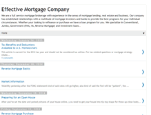 Tablet Screenshot of effectivemortgage.blogspot.com