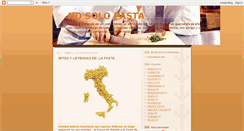 Desktop Screenshot of nosolopasta.blogspot.com