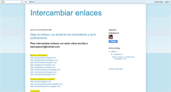 Desktop Screenshot of intercambiosdeenlaces.blogspot.com