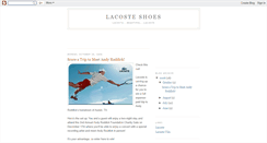 Desktop Screenshot of lacosteshoeblog.blogspot.com