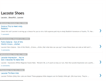 Tablet Screenshot of lacosteshoeblog.blogspot.com