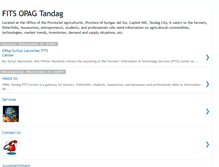 Tablet Screenshot of opag-tandagfitscenter.blogspot.com
