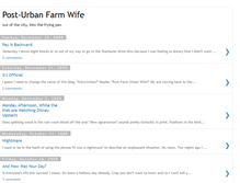 Tablet Screenshot of posturbanfarmwife.blogspot.com