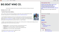 Desktop Screenshot of bigboatwineco.blogspot.com