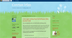 Desktop Screenshot of coretan-irfan.blogspot.com