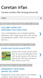 Mobile Screenshot of coretan-irfan.blogspot.com