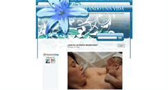 Desktop Screenshot of creandounavida.blogspot.com
