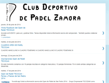 Tablet Screenshot of clubpadelzamora.blogspot.com