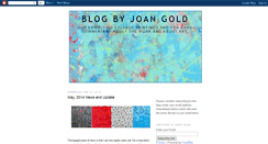 Desktop Screenshot of blogbyjoangold.blogspot.com