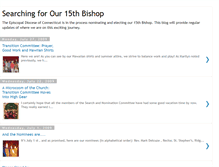 Tablet Screenshot of ctbishopsearch.blogspot.com