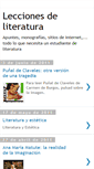 Mobile Screenshot of leccionesdeliteratura.blogspot.com