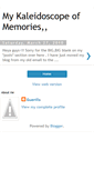 Mobile Screenshot of mykaleidoscope-ofmemories.blogspot.com