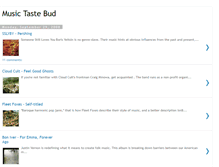 Tablet Screenshot of musictastebud.blogspot.com