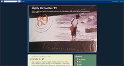 Desktop Screenshot of mightymichaelites89.blogspot.com