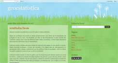 Desktop Screenshot of intgeoestatistica.blogspot.com