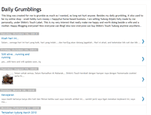 Tablet Screenshot of dailygrumblings.blogspot.com