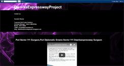Desktop Screenshot of dwarkaexpresswayproject.blogspot.com
