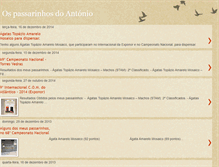 Tablet Screenshot of ospassarinhosdoantonio.blogspot.com